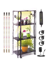 Cargar imagen en el visor de la galería, Indoor Mini greenhouse Broody XL Black Strong with grow light for Indoor Plant Care
